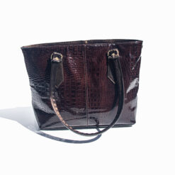 Women's Leather Stamped Crocodile Purse