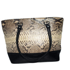 Women's Exotic Natural Python- Shoulder Bag