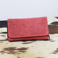 Women's Roseate Leather Embossed Floral Wallet