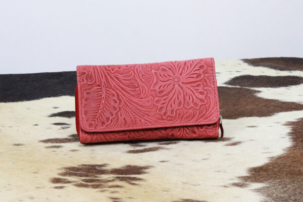 Women's Roseate Leather Embossed Floral Wallet